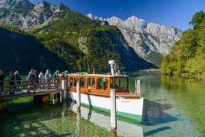 Anlegestelle Salet, Königssee, Schifffahrt, Bootsfahrt
