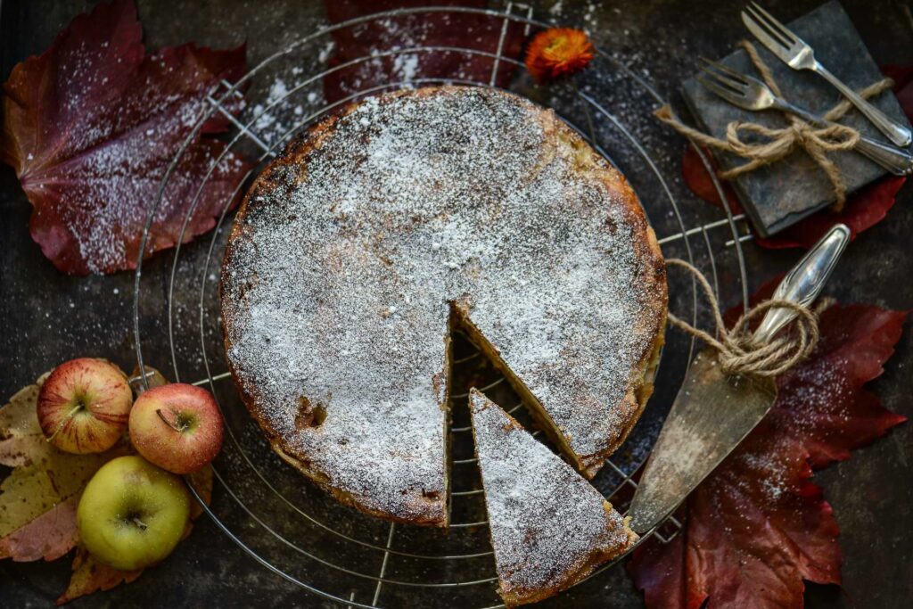 Appeltaart backen, Rezept für holländischen Apfelkuchen