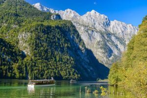 Bootsfahrt, Königssee, Schifffahrt, Berge