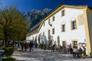Gaststätte St. Bartholomä, Königssee, Jagdschloss, Biergarten, Restaurant