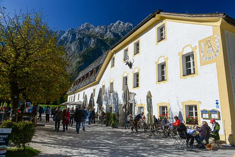 Gaststätte St. Bartholomä, Königssee, Jagdschloss, Biergarten, Restaurant