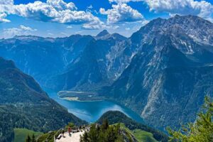 Jenner-Aussichtsplattform, Königssee, Watzmann, Ostwand, Jennerbahn