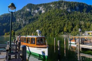 Königssee, Seelände, Bootsanleger, Ausflugsboot, Schifffahrt