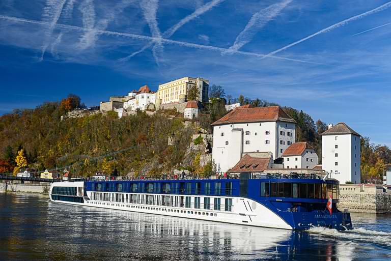 Amasonata, Schiff, Donau-Flusskreuzfahrten, Passau, Veste Oberhaus