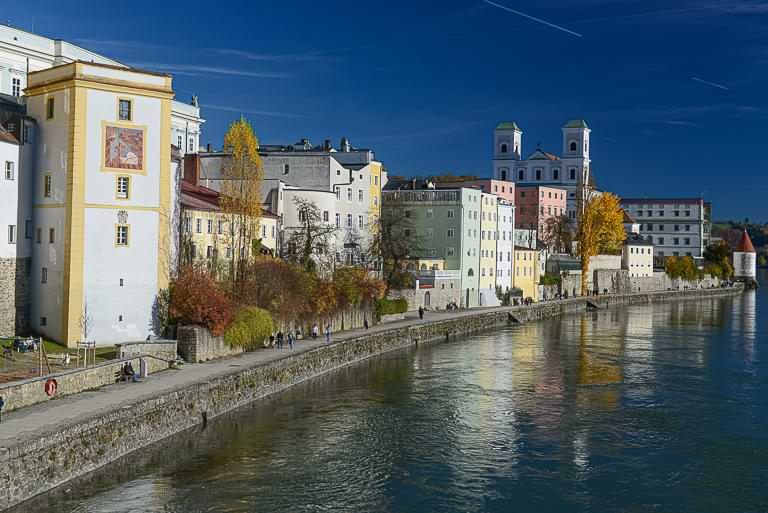 Passau im Herbst, Innkai, Reisebericht, Städtetrip, Sehenswürdigkeiten