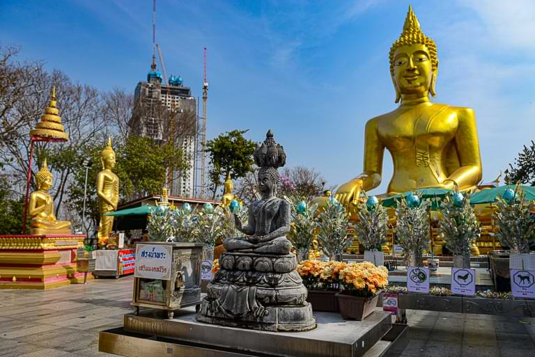 Big Buddha, Wat Khao Phra Bat, Phratamnak Hill, Pattaya, Sehenswürdigkeiten