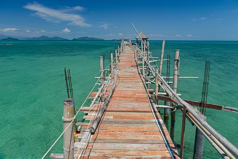 Cinnamon Scenic Boardwalk, Koh Mak, Pier, Holzsteg