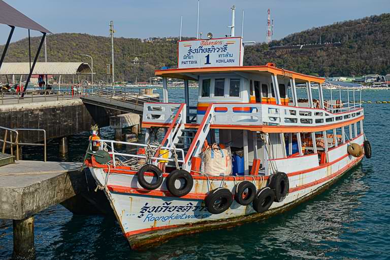 Fähre nach Koh Larn von Pattaya, Bali-Hai-Pier