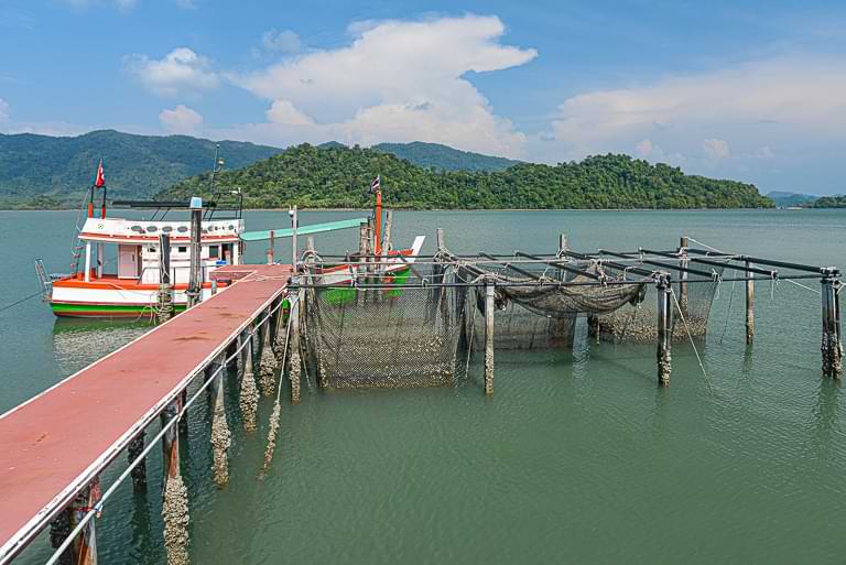 Fischerdorf an der Ostküste von Koh Chang