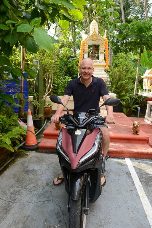 Heiko Meyer, Koh Chang, Thailand, Motorroller