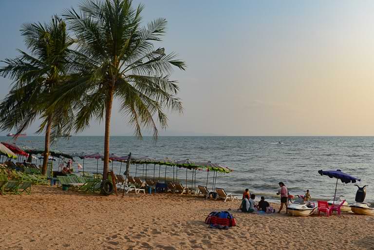 Jomtien Beach, Strand, Pattaya, Reisebericht