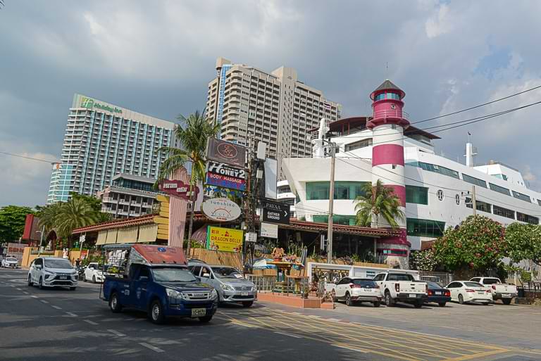 Pattaya, Beach Road, Hotels, Bars, Thailand