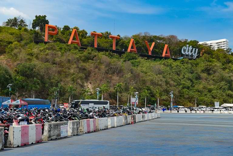 Pattaya-Schriftzug, Bali-Hai-Pier, View Point