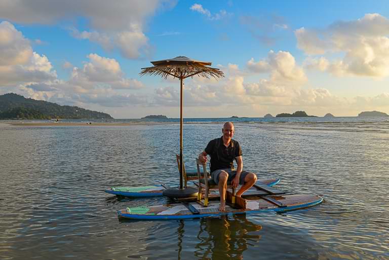 Warten auf den Sonnenuntergang, SUP, Klong Prao Beach, Koh Chang, Thailand, Heiko Meyer