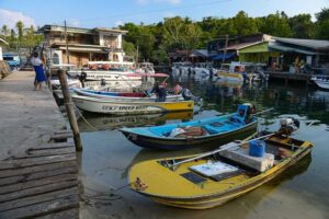 Fischerdorf, Khlong Mad Beach, Koh Kood, Reisebericht, Boote