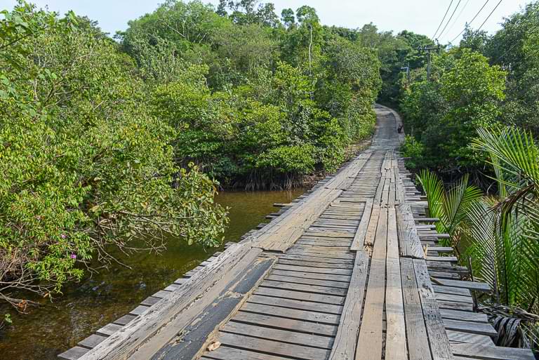 Holzbrücke, Koh Kood, Secret Sunset Beach, Khlong Han Beach