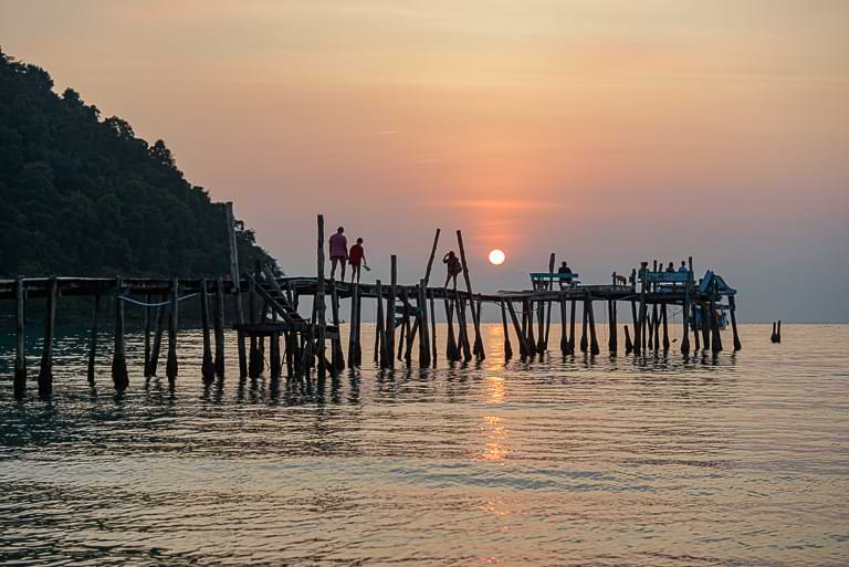 Sonnenuntergang, sunset, Bang Bao Beach, Koh Kood, Thailand