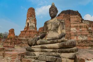Wat Mahathat, Ayutthaya, Sehenswürdigkeiten, Tempel, Buddha