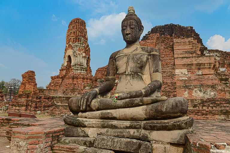 Wat Mahathat, Ayutthaya, Sehenswürdigkeiten, Tempel, Buddha