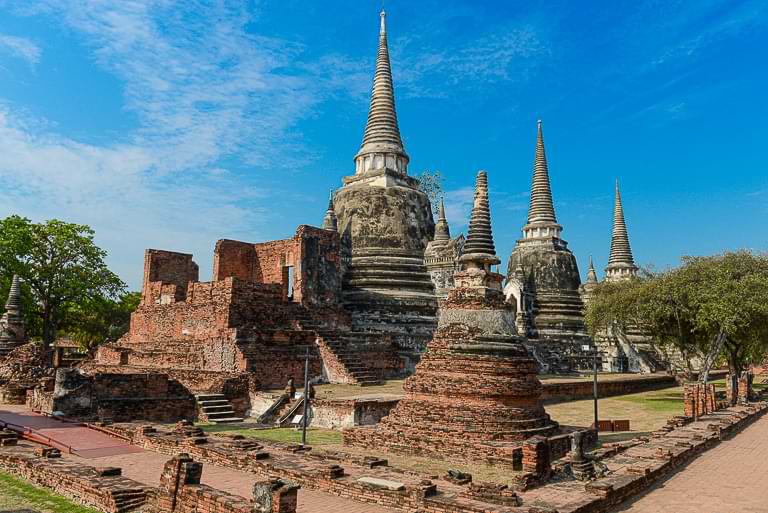 Wat Phra Si Sanphet, Ayutthaya, die schönsten Tempel, Sehenwürdigkeiten