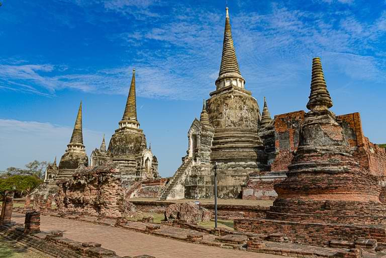 Wat Phra Si Sanphet, Ayutthaya, Die schönsten Tempel, Thailand
