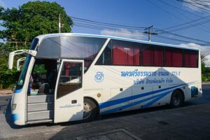 Bus von Khanom nach Nakhon Si Thammarat, Thailand