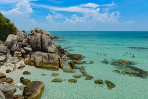 Felsen am Silver Beach, Koh Samui, Crystal Beach
