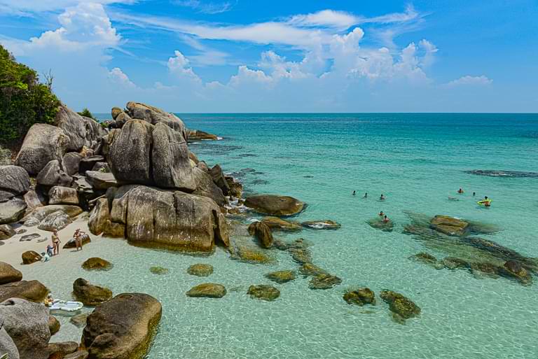 Felsen am Silver Beach, Koh Samui, Crystal Beach