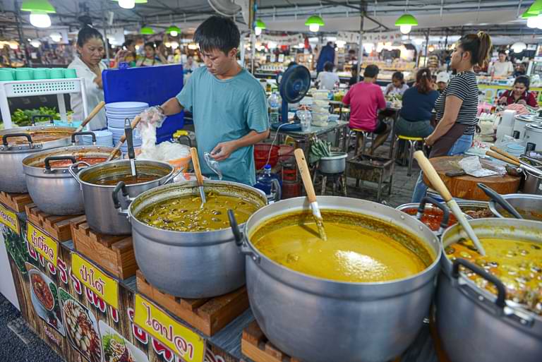 Garküche, White Market, Si Khao Night Market, Koh Samui, Nachtmarkt, Streetfood