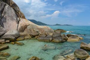 Hin Ta, Hin Yai, Felsen südlich vom Lamai Beach, Koh Samui