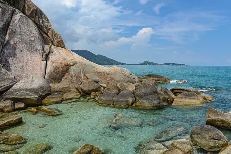 Hin Ta, Hin Yai, Felsen südlich vom Lamai Beach, Koh Samui