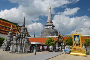 Wat Phra Mahathat Woramaha Viharn, Nakhon Si Thammarat, Sehenswürdigkeiten, Tempel, Chedi